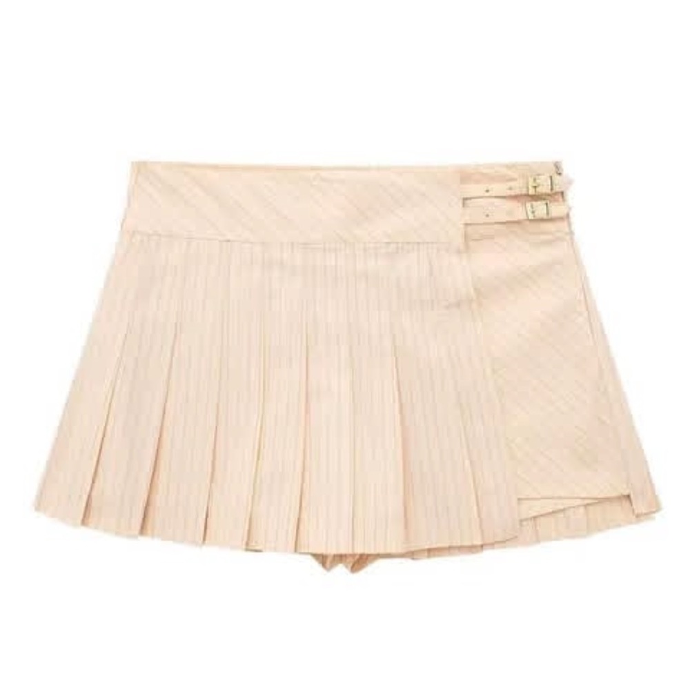 zara mini pinstripe skirt xsmall
